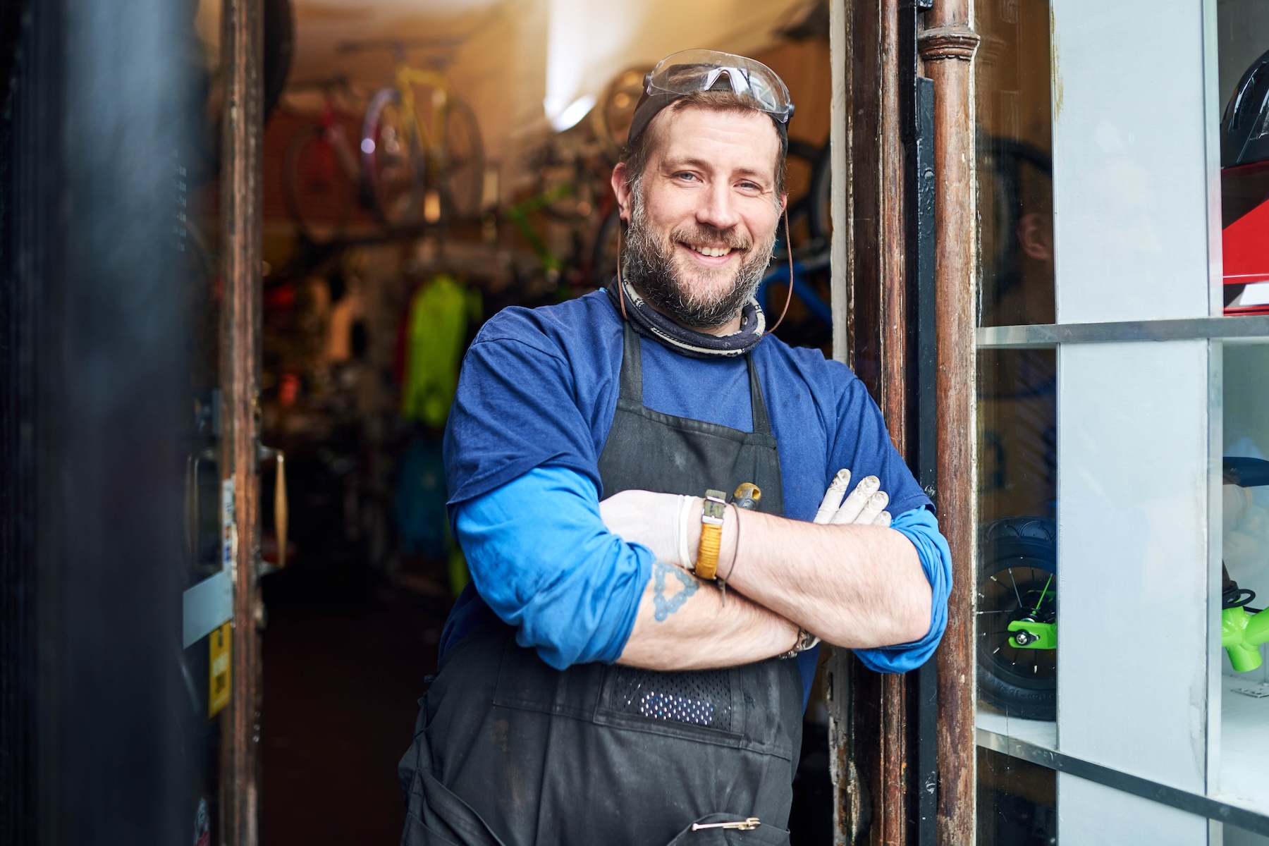 Owner of small bike shop.